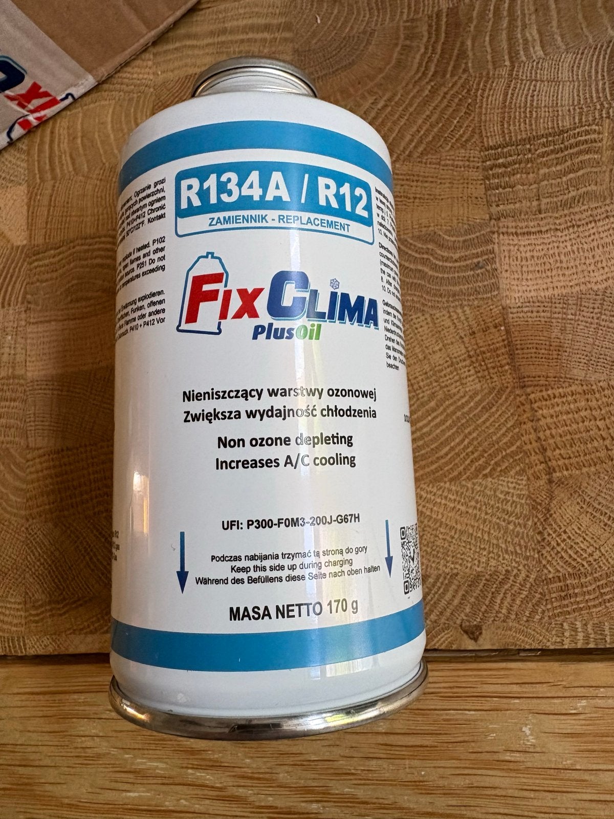FixClima R134A/R12 Airco Koudemiddel 170g, Ophalen, Nieuw, Universele onderdelen