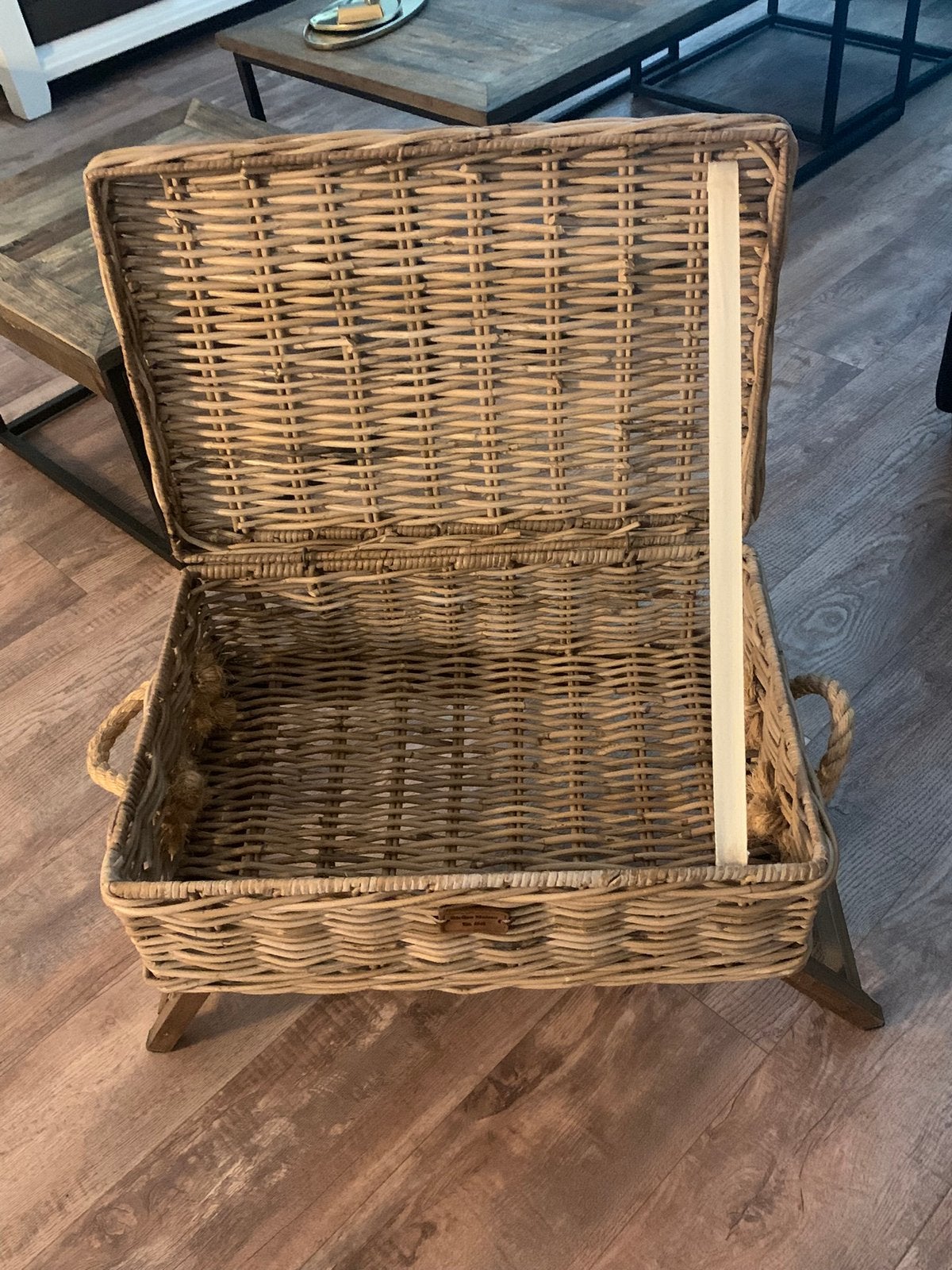 Riviera Maison Rustic Rattan Storage Basket, Ophalen of Verzenden, Zo goed als nieuw