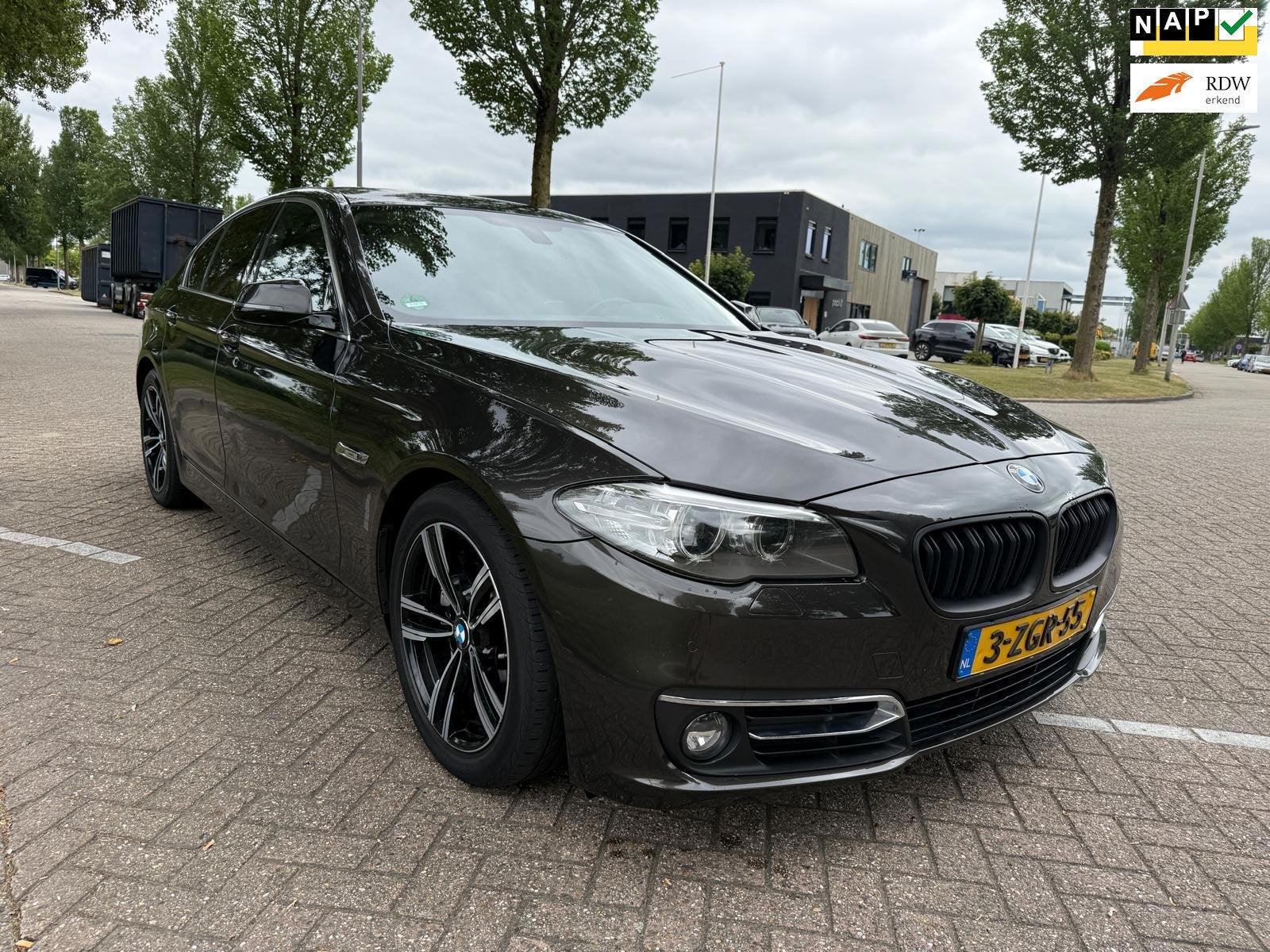 BMW 5-serie 528i High Executive Luxury, Auto's, BMW, Automaat, Achterwielaandrijving, Gebruikt, Bedrijf