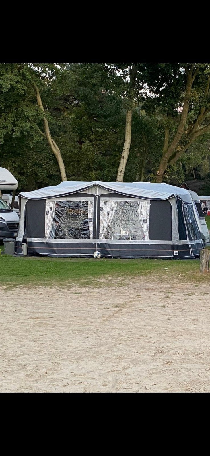 Voortent met luifel Hypercamp Milaan 300 - Omloopmaat 12, Ophalen, Gebruikt, Ten Cate All Season 240g/m2, Overige merken