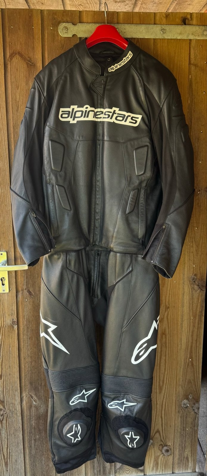 Alpinestars Carver 2PC Leren Motorpak - Maat 58, Motoren, Kleding | Motorkleding, Ophalen, Tweedehands, Heren, Combipak
