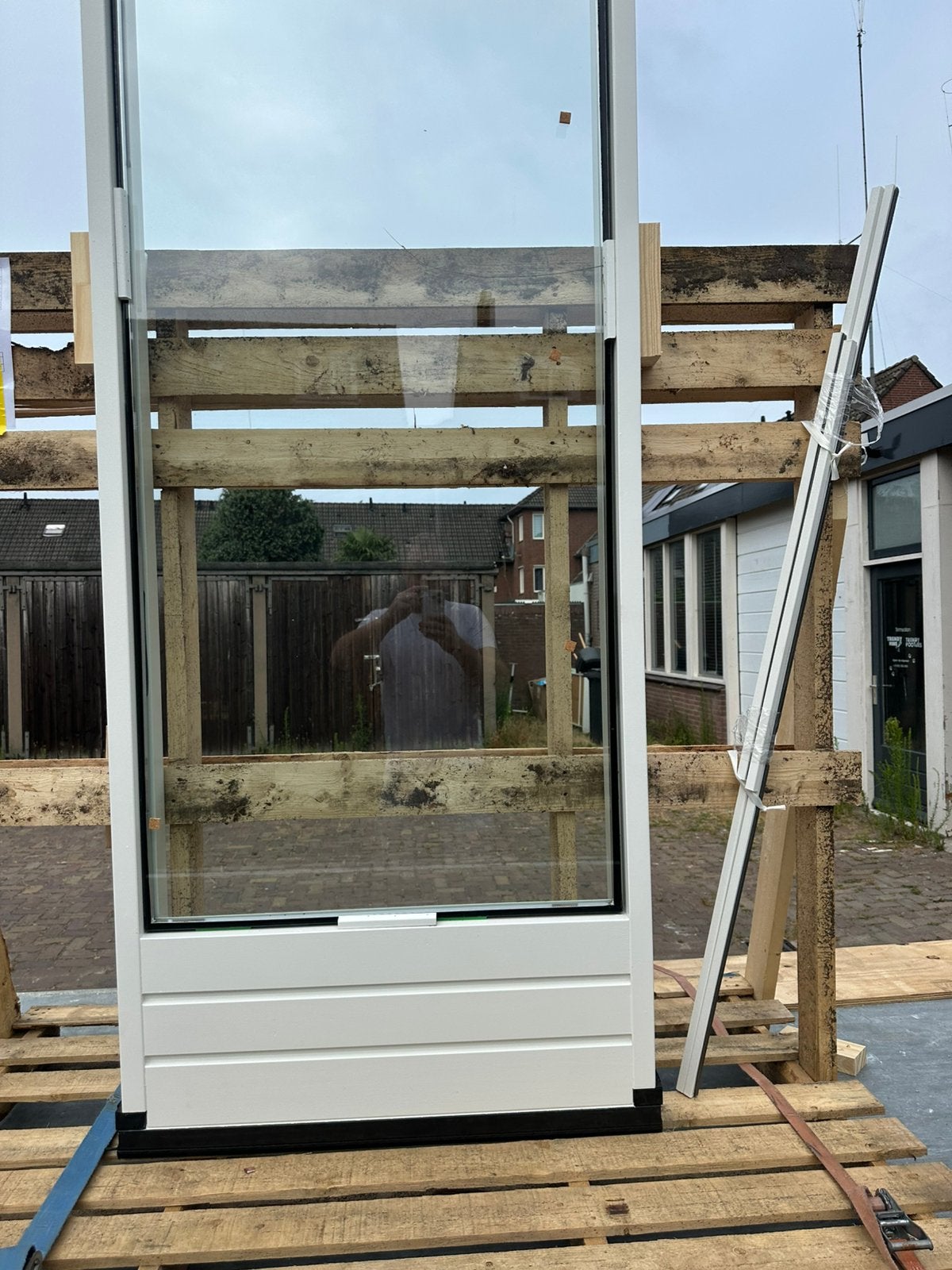 Nieuw raamkozijn met stapeldorpel, Ophalen, Nieuw, Hout, Raamkozijn