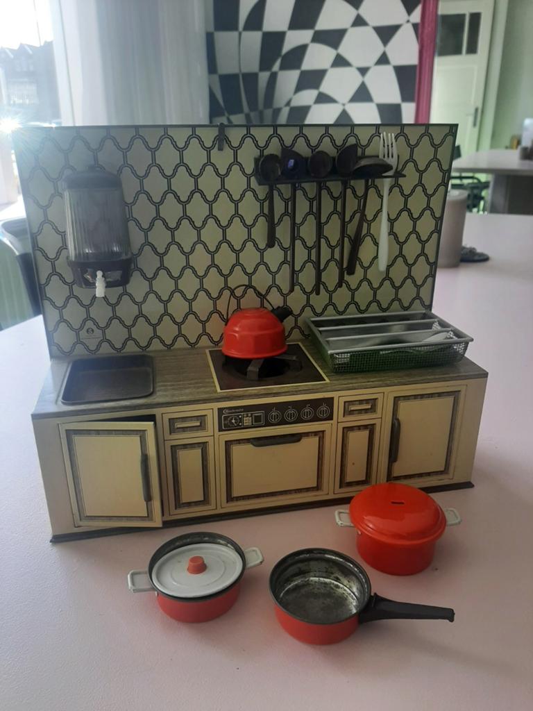 Vintage speelgoedkeuken, Ophalen, Gebruikt