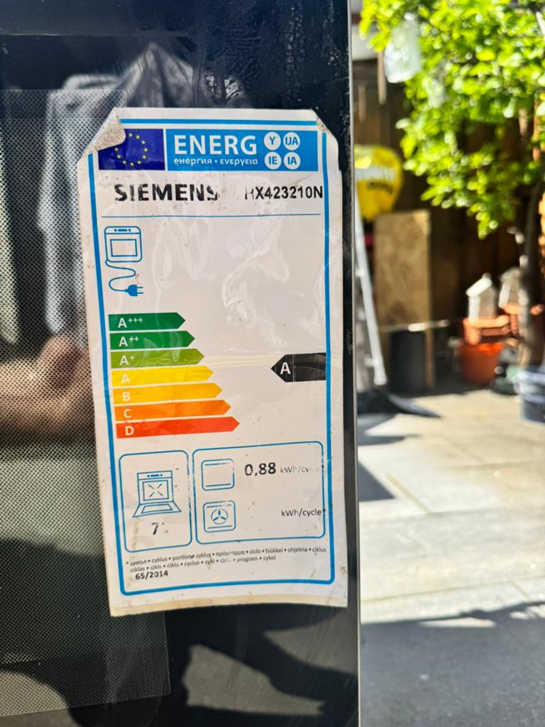 Siemens HX423210N gas fornius, Witgoed en Apparatuur, Airco's, Ophalen, Verwarmen, Minder dan 60 m³, 3 snelheden of meer