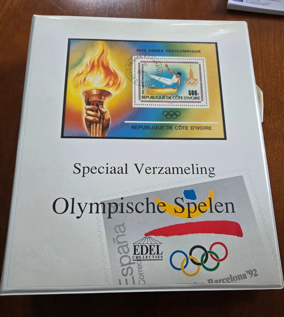 postzegels olympische spelen Edel collecties speciaal, Ophalen of Verzenden, Nederland en Buitenland