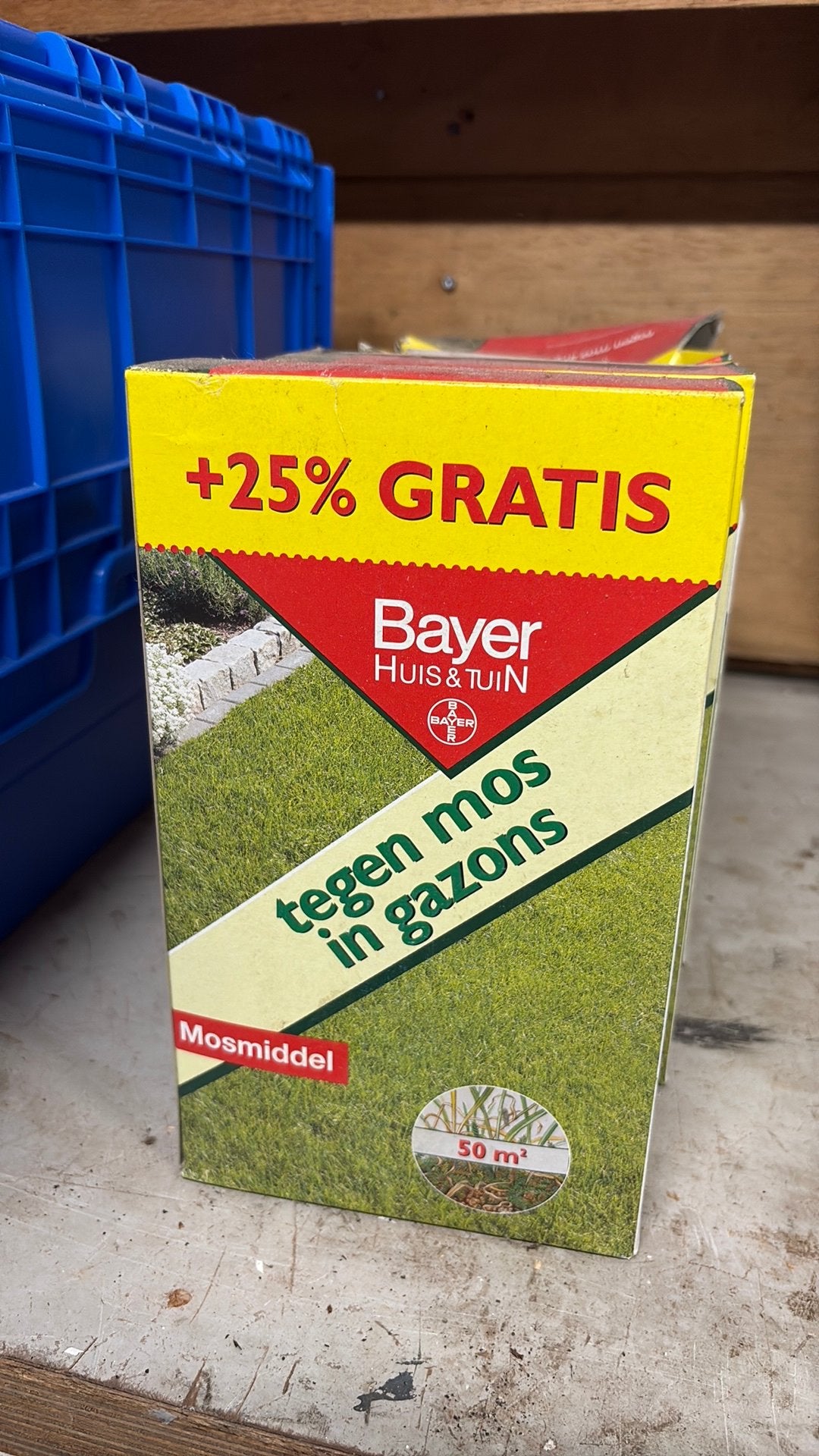 6x nieuw middel tegen mos in gazon, Ophalen, Nieuw