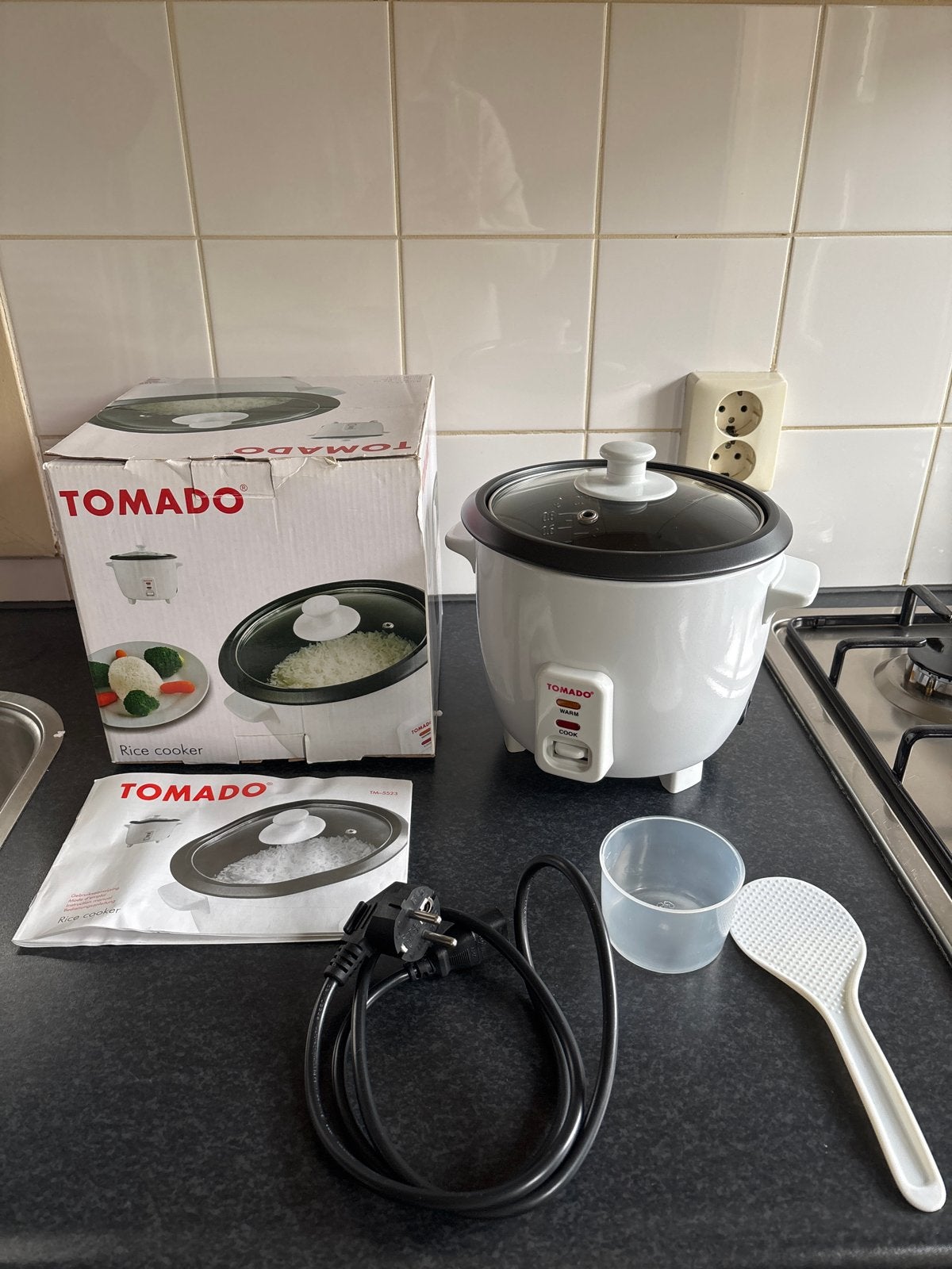 Nieuwe Tomado Rijstkoker - Perfecte Rijst Elke Keer, Ophalen, Nieuw