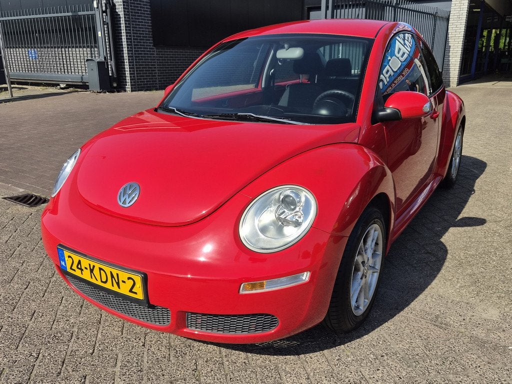 Volkswagen New Beetle 1.6 Trendline Airco Cruise controle Nw, Auto's, Stof, Beetle (Kever), 4 cilinders, 4 stoelen