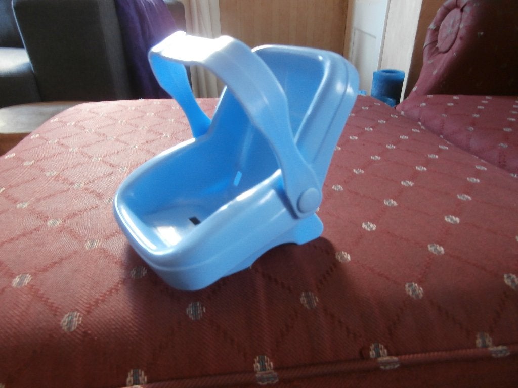 mini Maxi Cosi autostoeltje baby pop kleine autostoel blauw, Ophalen of Verzenden, Gebruikt, Jongen of Meisje