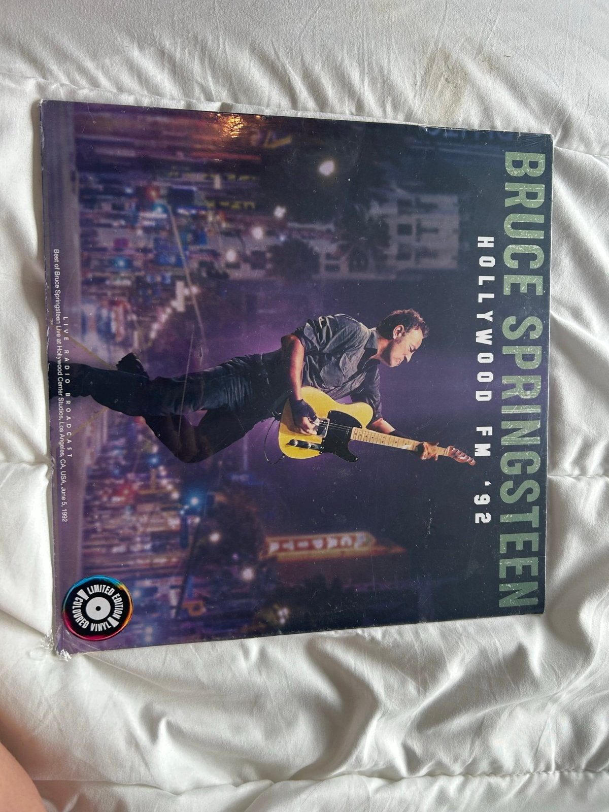 Lp Bruce Springsteen - Hollywood FM '92 Live coloured vinyl, LP, Rock, Ophalen of Verzenden, Zo goed als nieuw