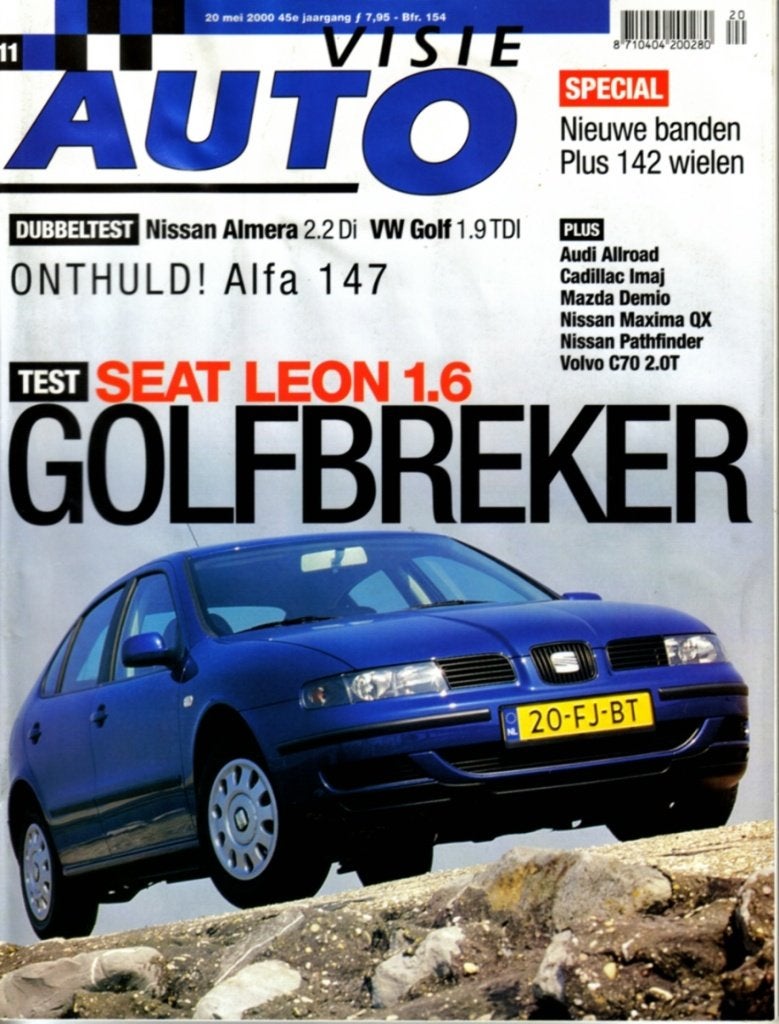 Autovisie test Seat Leon 1.6 Stella Mei 2000, Ophalen of Verzenden, Gelezen, Overige merken