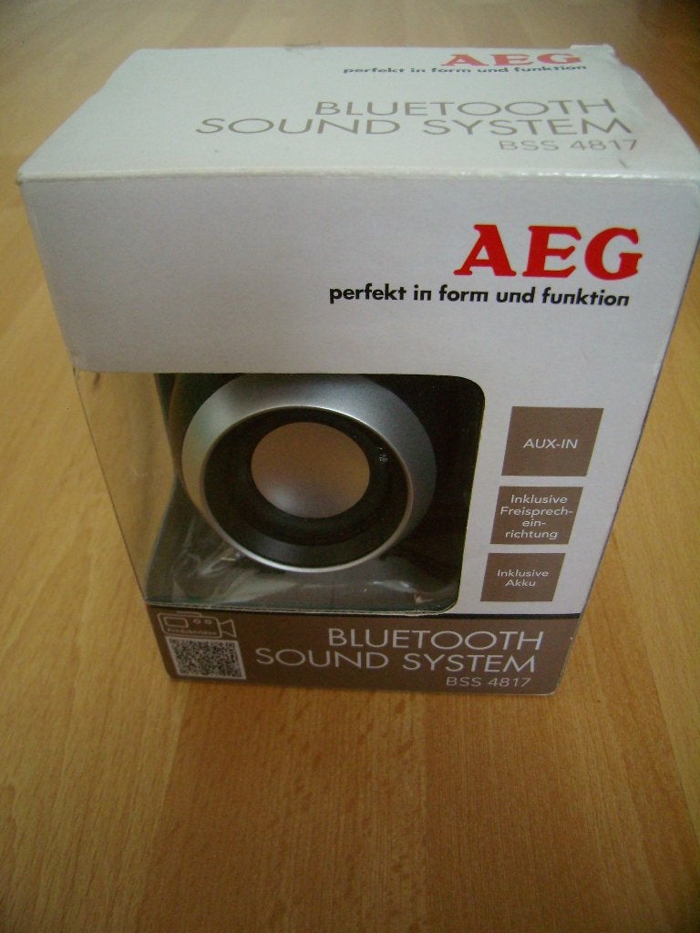 AEG Bluetooth Sound system BSS4817, Audio, Tv en Foto, Luidsprekers, Ophalen of Verzenden, Minder dan 60 watt, Overige typen, Overige merken