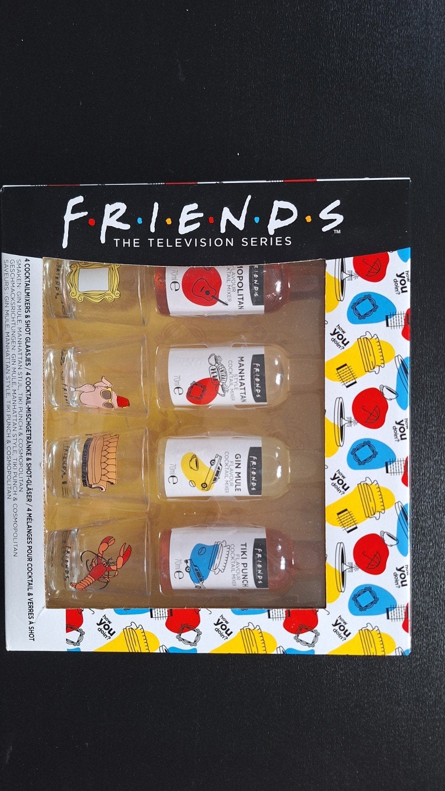 Friends Cocktail Mixers & Shot Glazen Set, Hobby en Vrije tijd, Ophalen of Verzenden, Nieuw, Feestartikel, Film of Tv