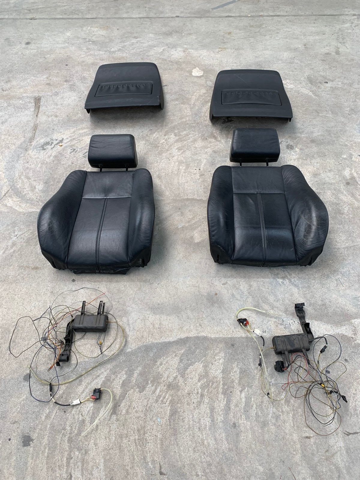BMW e39 rugleuningen sport met lumbar, Ophalen, BMW
