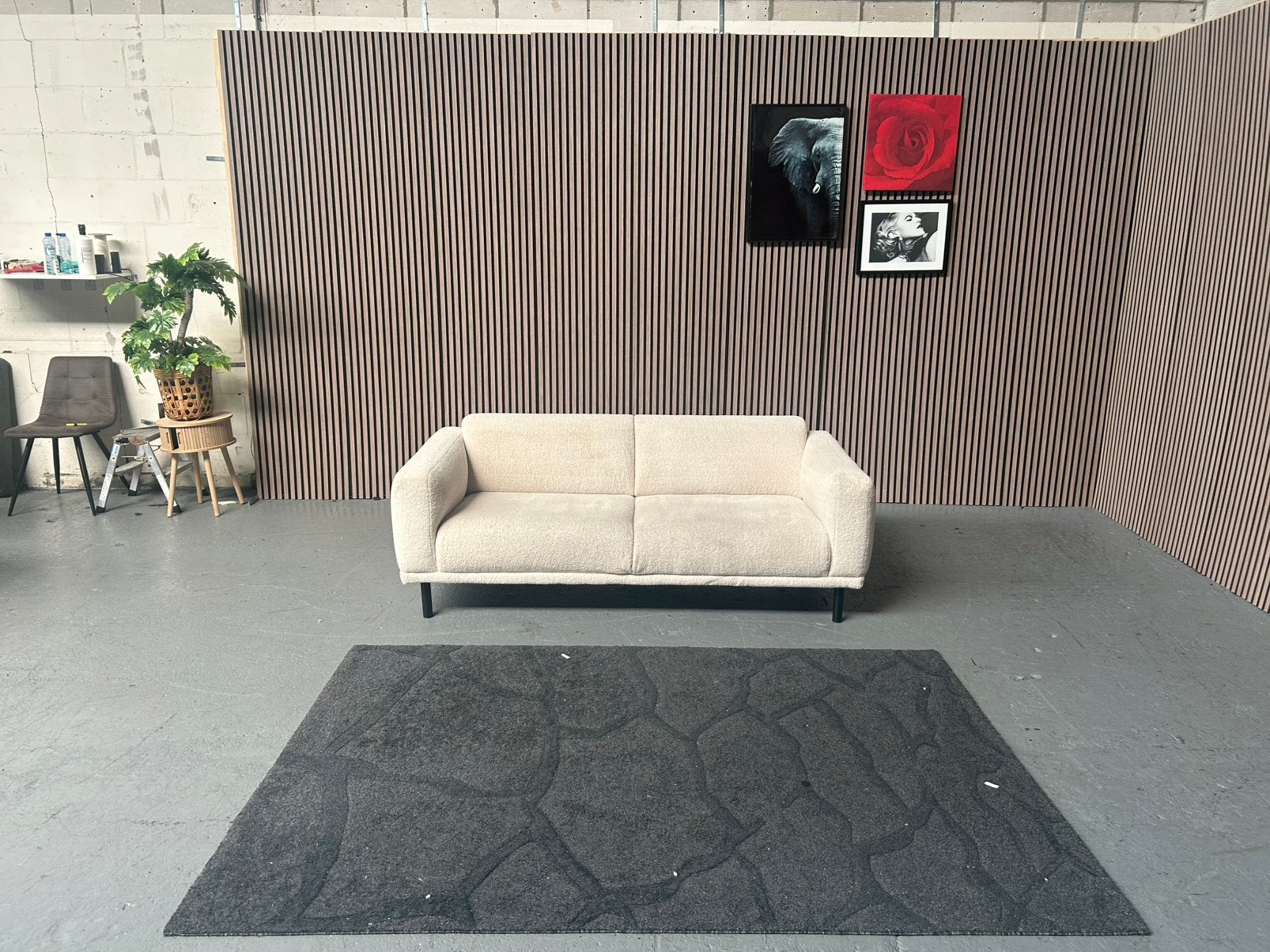 GRATIS LEVERING TEDDY 2ZIT 195X90 GEREINIGD, Teddy stof, 150 tot 200 cm, Tweepersoons, Ophalen of Verzenden
