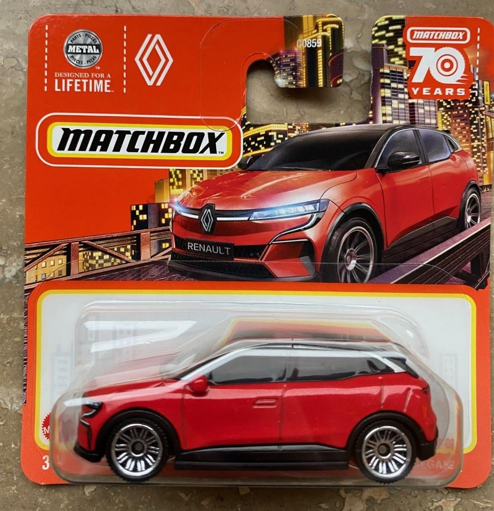 Matchbox Renault Megane 2022 ROOD, Ophalen of Verzenden, Nieuw, Auto