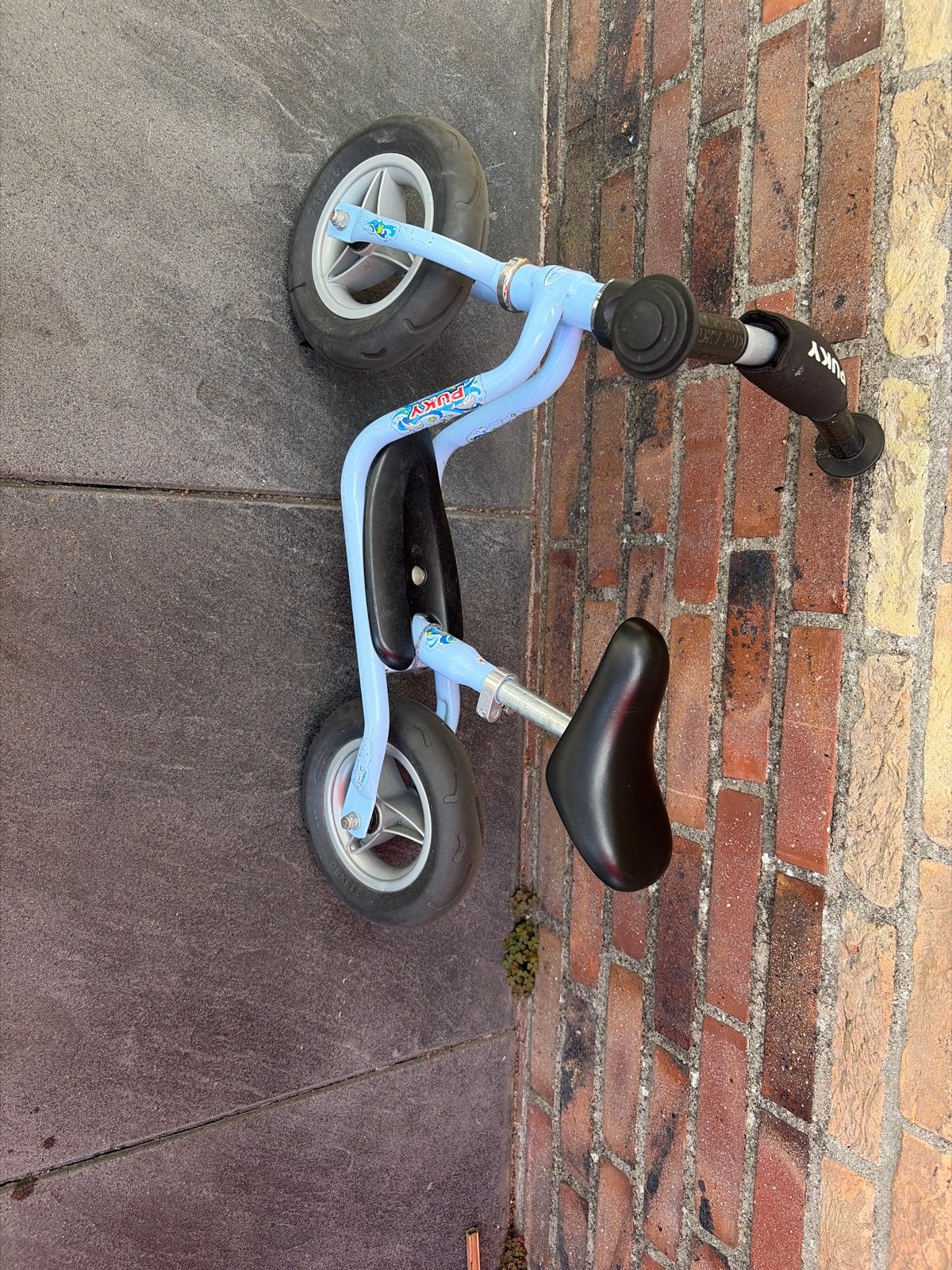 Puky loopfiets blauw - 215x50 banden, Ophalen, Gebruikt, Minder dan 16 inch