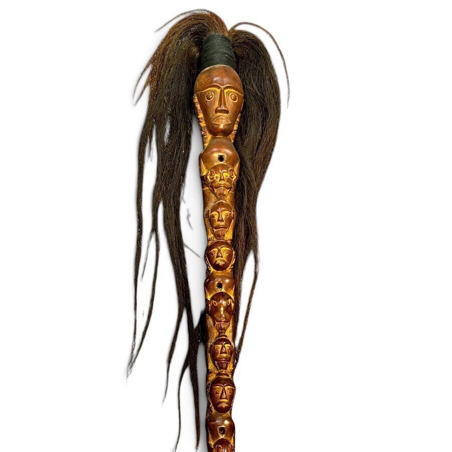 Indonesische Tongkat of Tungkat [ Borneo ], Hout, Ophalen of Verzenden, Indonesië, 175 cm