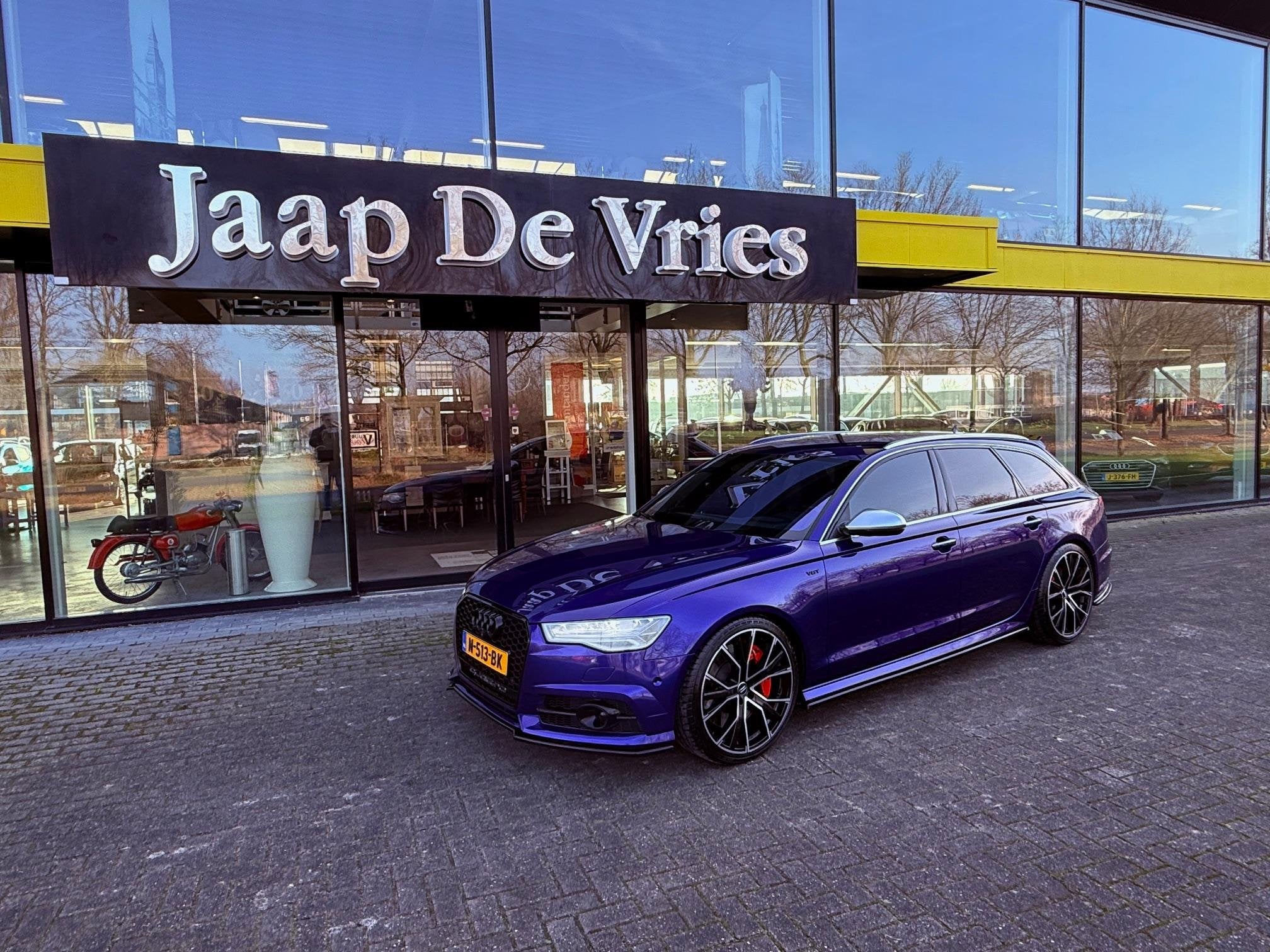 Audi A6 Avant 4.0 TFSI S6 Pro Line Plus, Auto's, Audi, Automaat, 1935 kg, Gebruikt, Blauw
