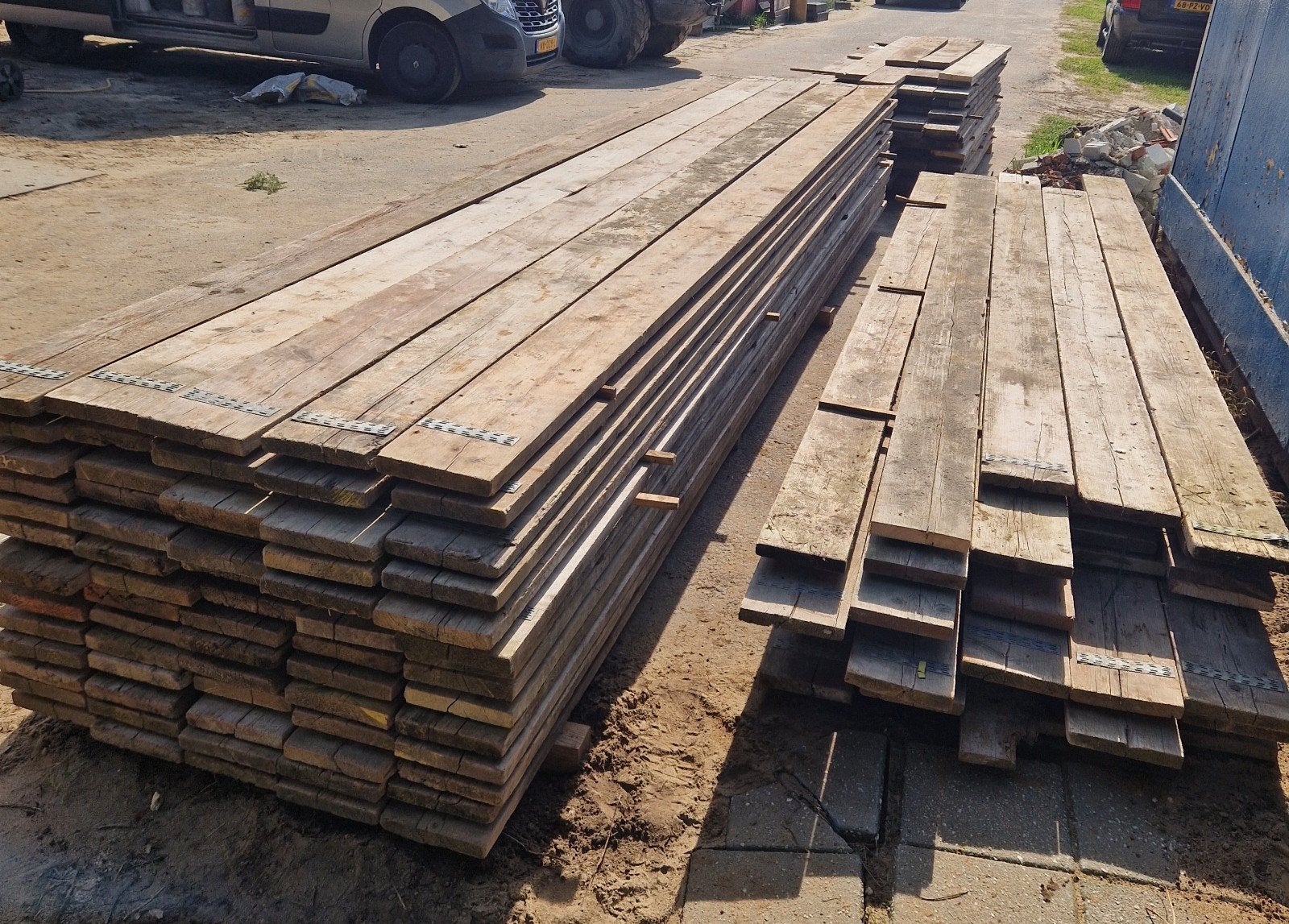 Steigerplanken, Doe-het-zelf en Verbouw, Ophalen, Gebruikt, 25 tot 50 mm, Plank