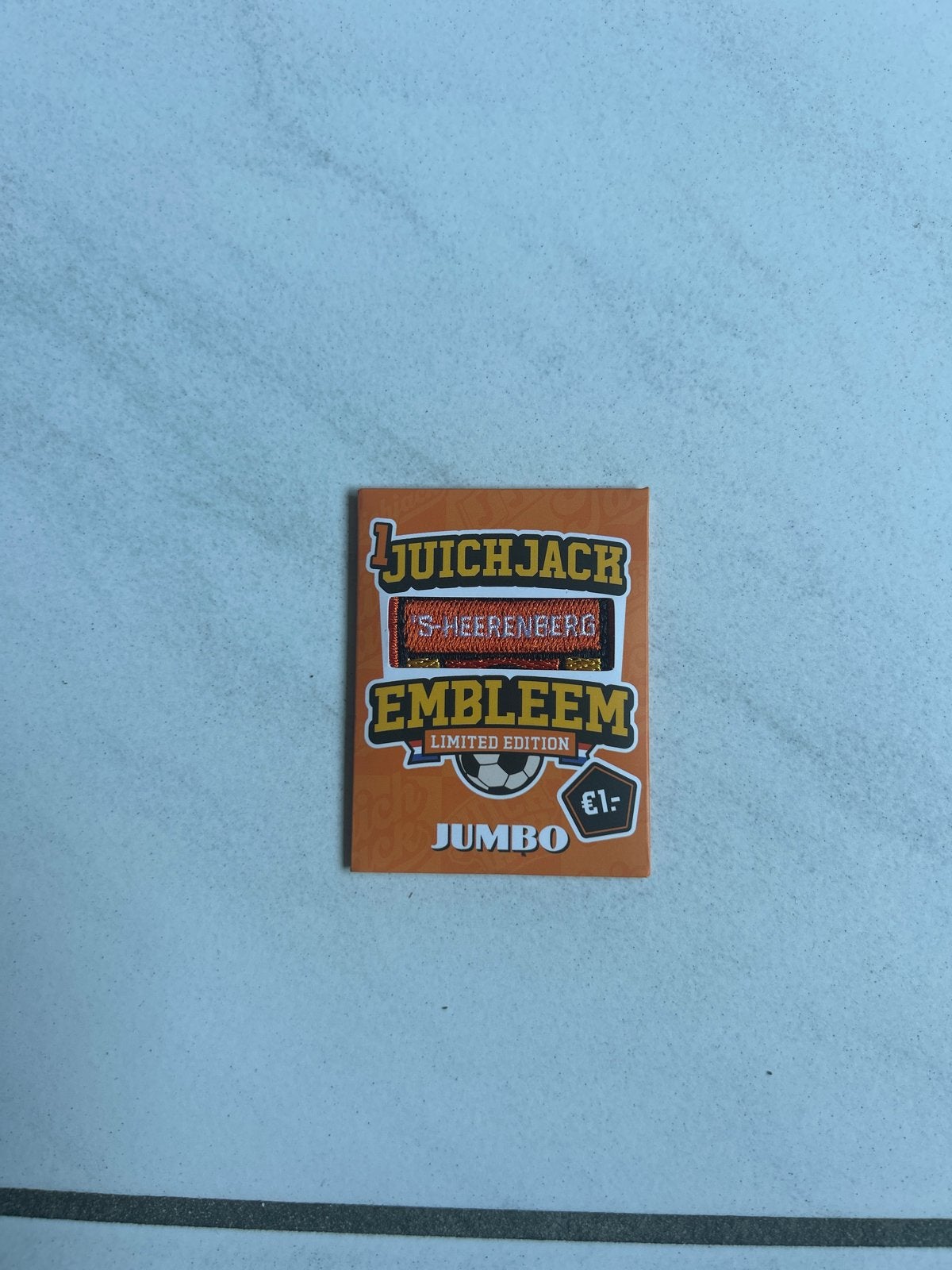 JuichJack 's-Heerenberg Embleem Limited Edition Jumbo, Ophalen, Nieuw