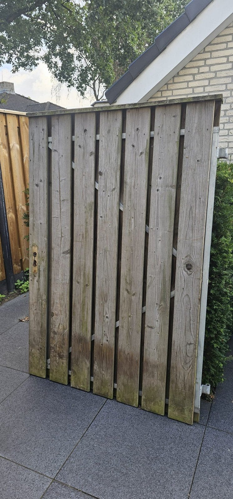 Tuinpoort - Schuttingdeur, Ophalen, Gebruikt, Draaipoort, 150 tot 200 cm