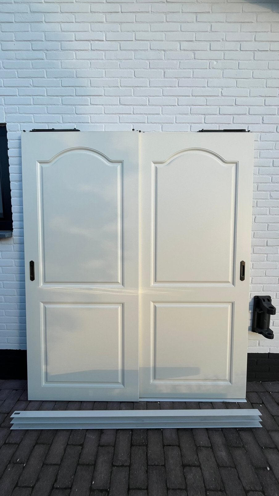 Garobe schuifwand met 2 deuren en softclose 176x216, Ophalen, Zo goed als nieuw