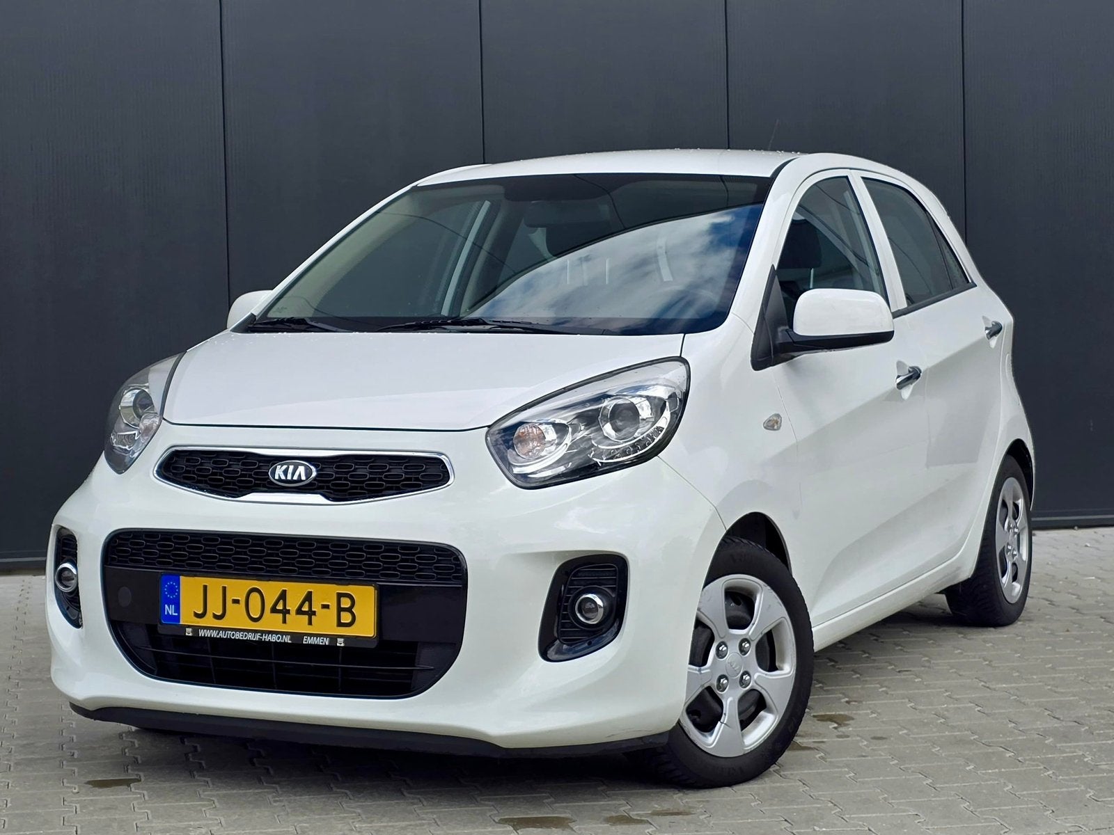 Kia Picanto 1.0 Cvvt CRUISE STARTSTOP AIRCO MULTIMEDIA APK, Auto's, Wit, Origineel Nederlands, 24 km/l, Handgeschakeld