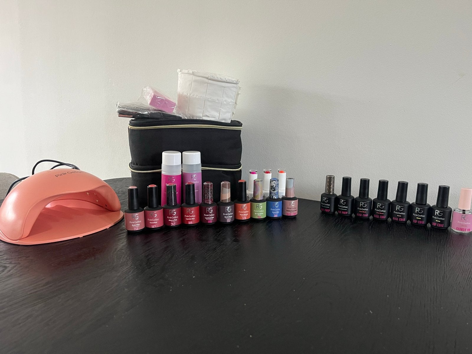 Pink Gellac gellak starterspakket met lamp en kleuren, Ophalen of Verzenden, Zo goed als nieuw, Overige typen