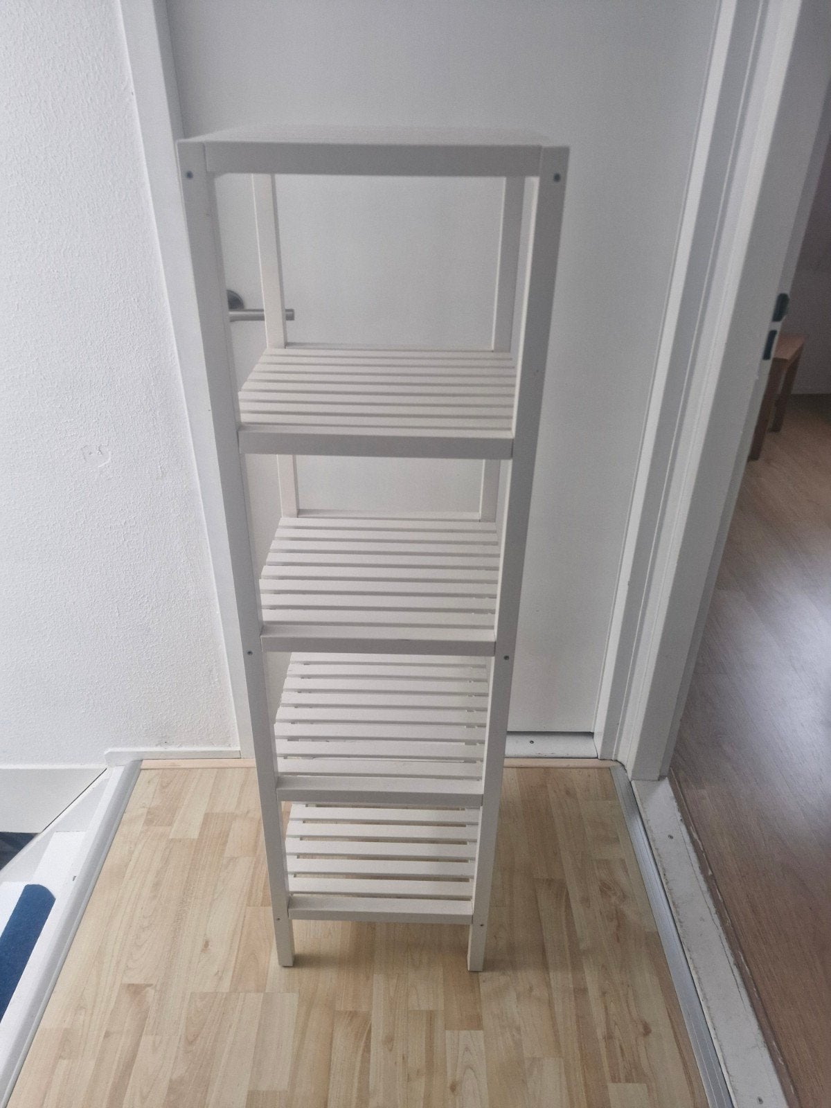 Wit staand opbergrek met 5 planken, Ophalen, Zo goed als nieuw