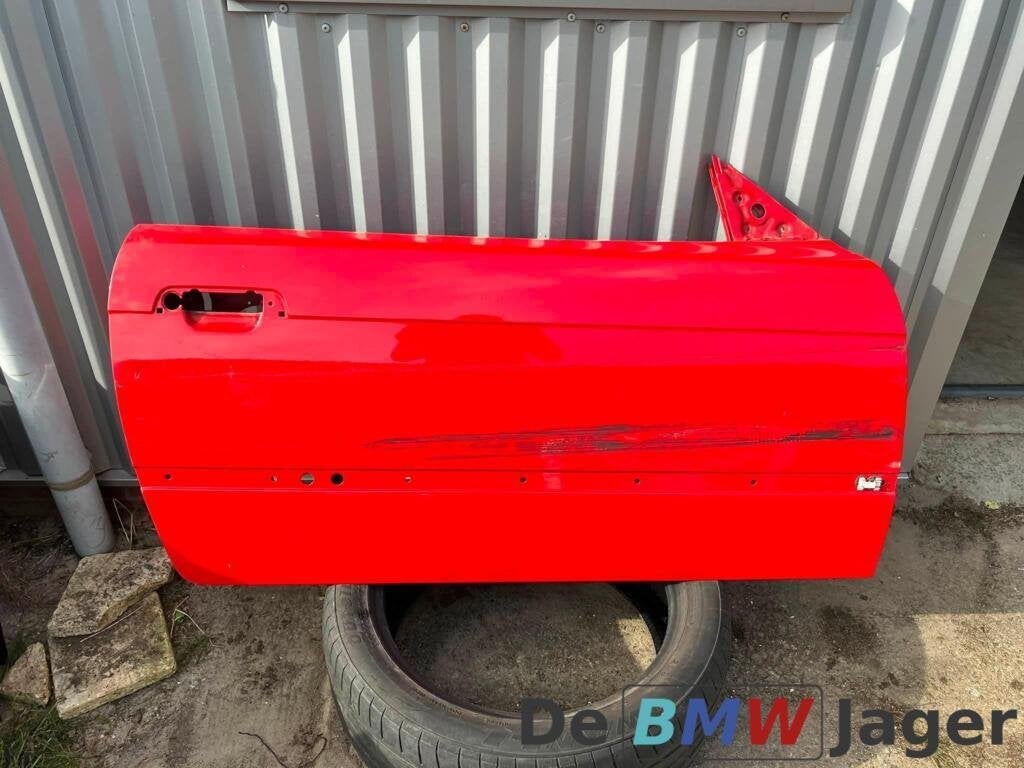 Deur RV rood BMW 3-serie Cabrio coupe E36 41518132236, Gebruikt, Deur, Ophalen of Verzenden