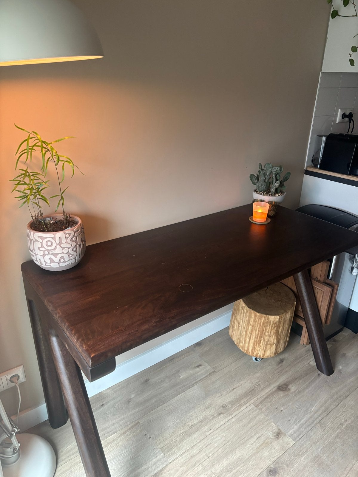 WOOOD Tug bureau mango walnoot - Zo goed als nieuw, Ophalen, Hout, Bruin, Zo goed als nieuw