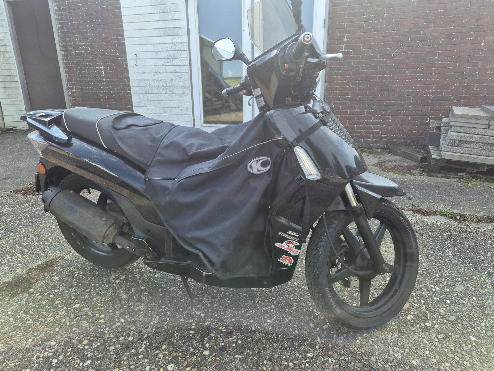Kymco People S Scooter - Zwart,, Fietsen en Brommers, Ophalen, Gebruikt, Benzine, People S
