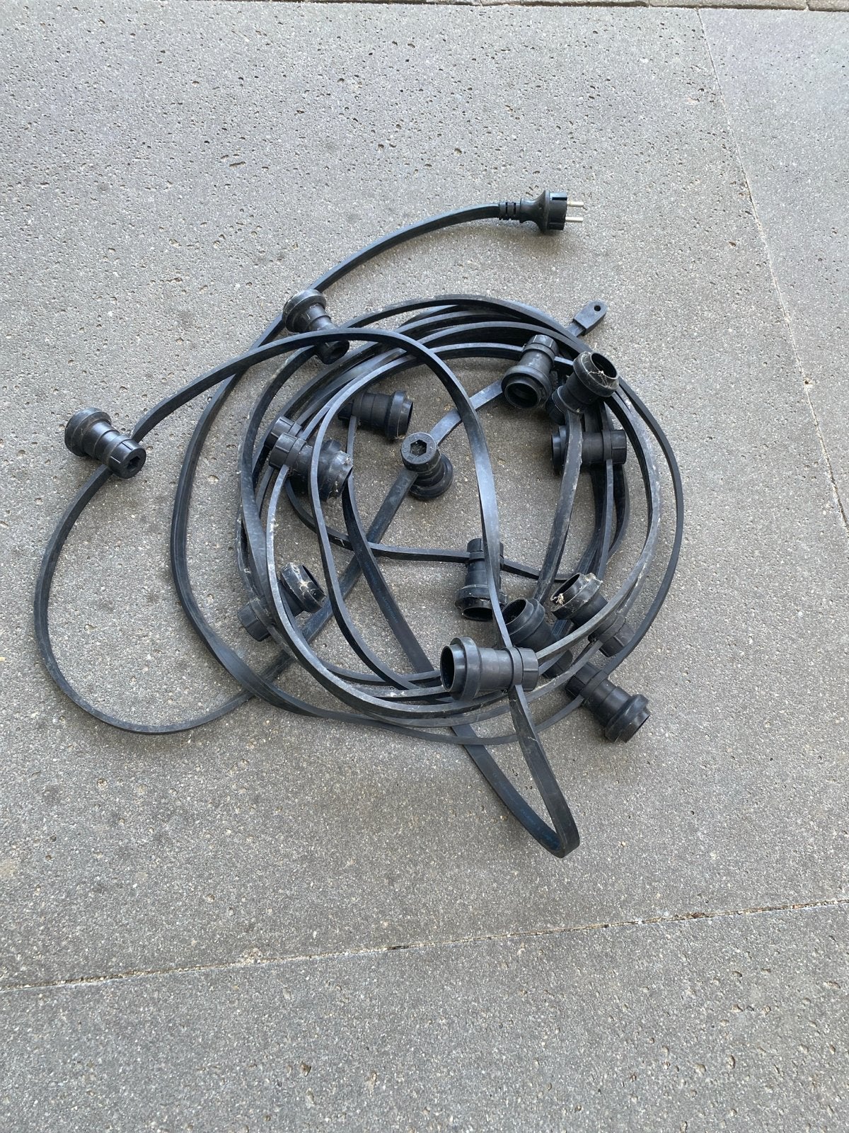 Prikkabel 10 meter voor buiten, Tuin en Terras, Buitenverlichting, Ophalen, Kunststof, Gebruikt, Minder dan 50 watt