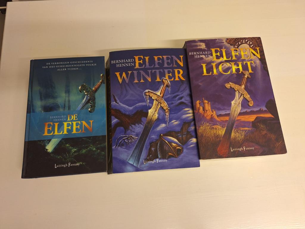 Bernhard Hennen - De Elfen, Elfenwinter, Elfenlicht, Boeken, Ophalen, Gelezen, Bernhard Hennen