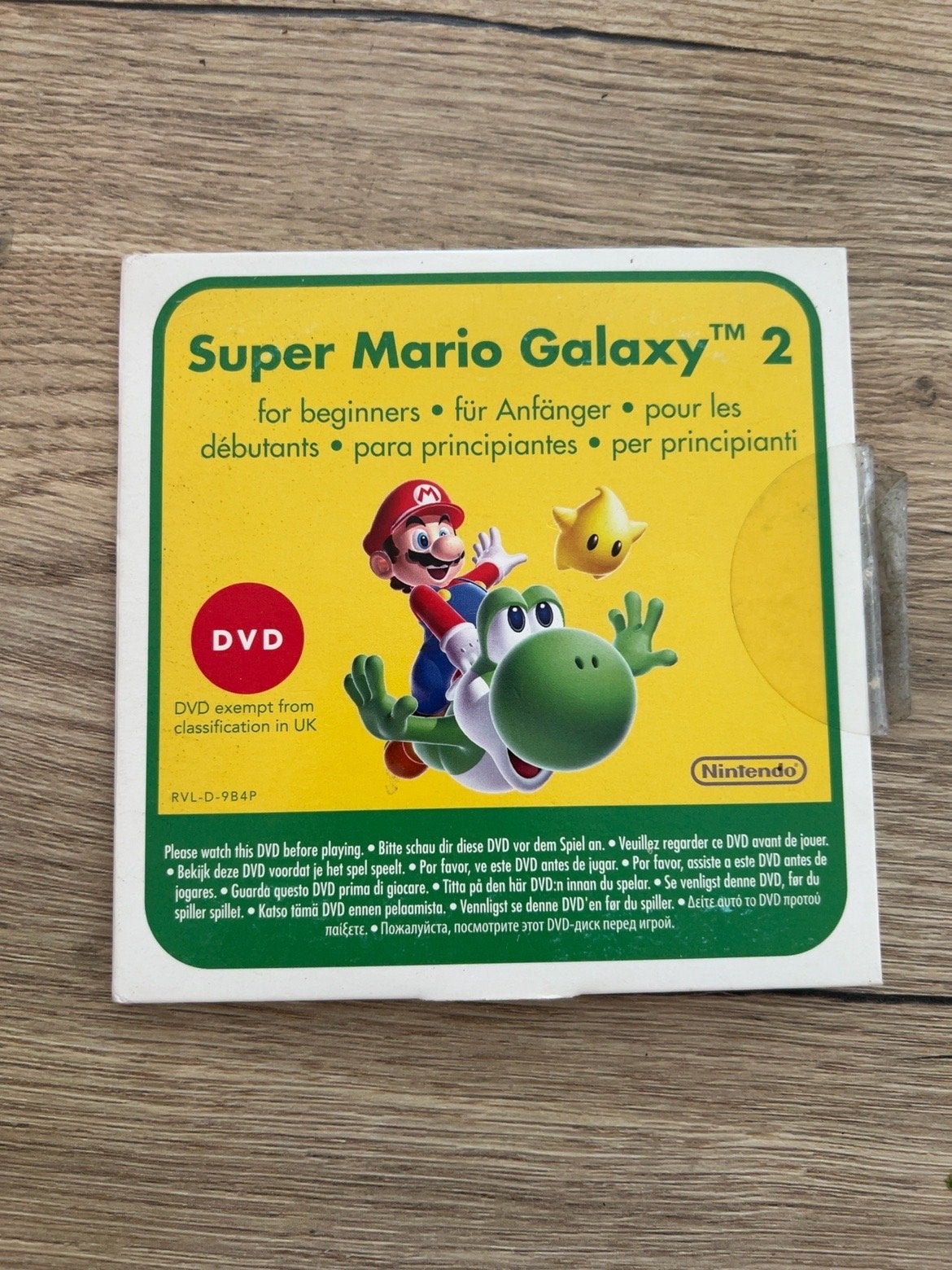 Super Mario Galaxy 2 Instructie DVD - Verzamelitem, Spelcomputers en Games, Games | Overige, Ophalen of Verzenden, Gebruikt, Overige genres