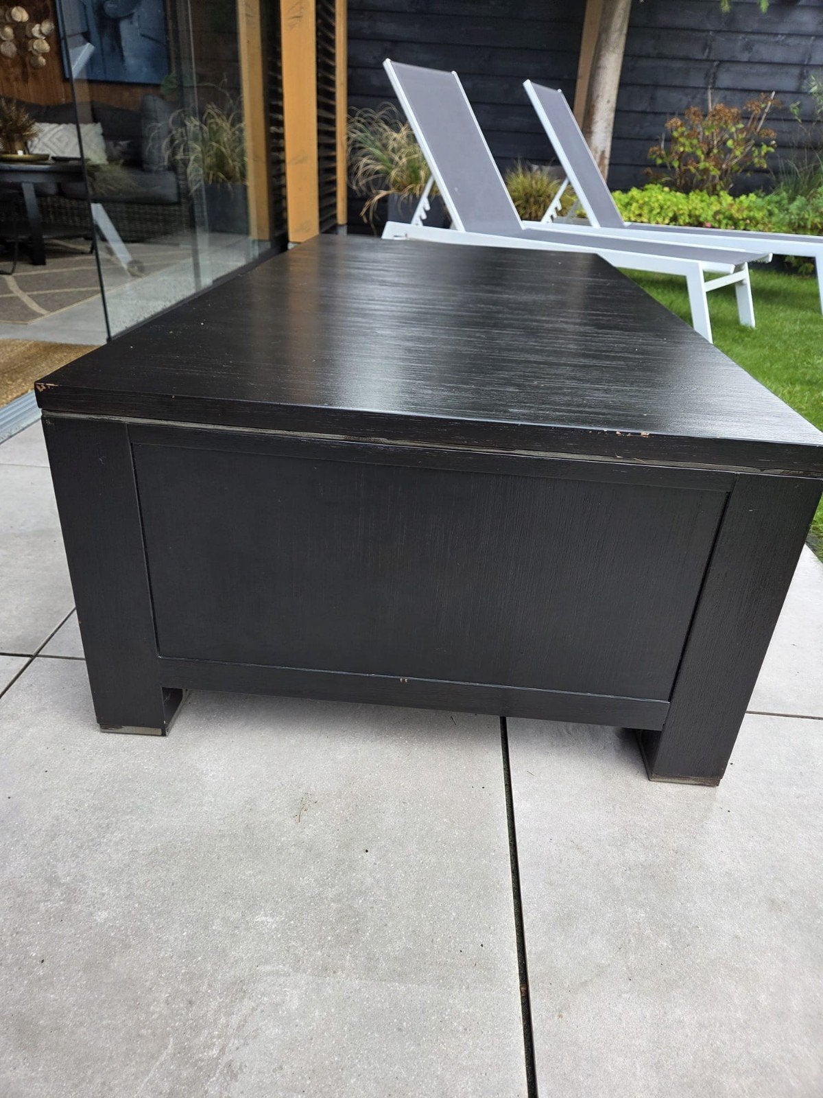robuuste salontafel 140 x 70 x 40, Ophalen, Rechthoekig, 100 tot 150 cm, 50 tot 100 cm