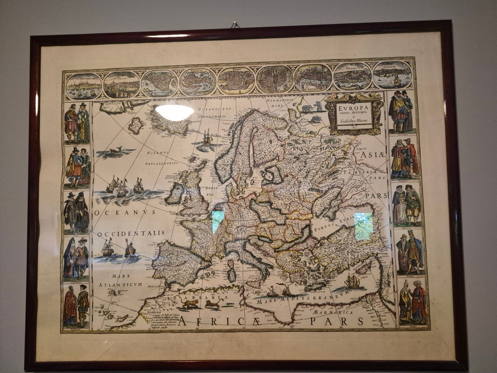 Kaart Europa recens descripta a Guilielmo Blaeuw, Ophalen