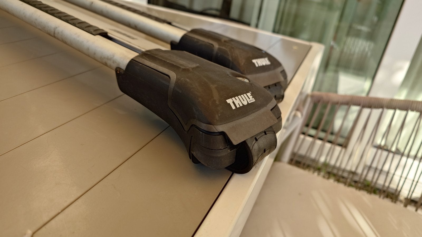 Thule dakdragers - Gebruikt maar in goede staat, Auto diversen, Ophalen, Gebruikt