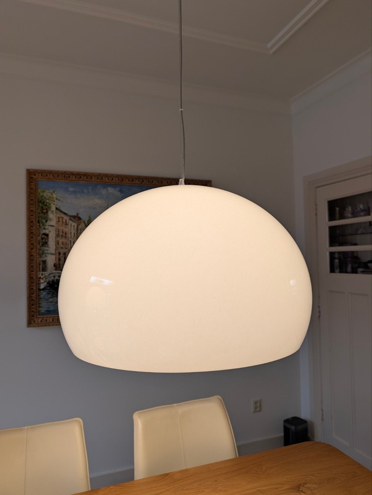 Kartell FL/Y Hanglamp wit NIEUW! 52cm, Ophalen, Kunststof, Nieuw, E27 (groot)