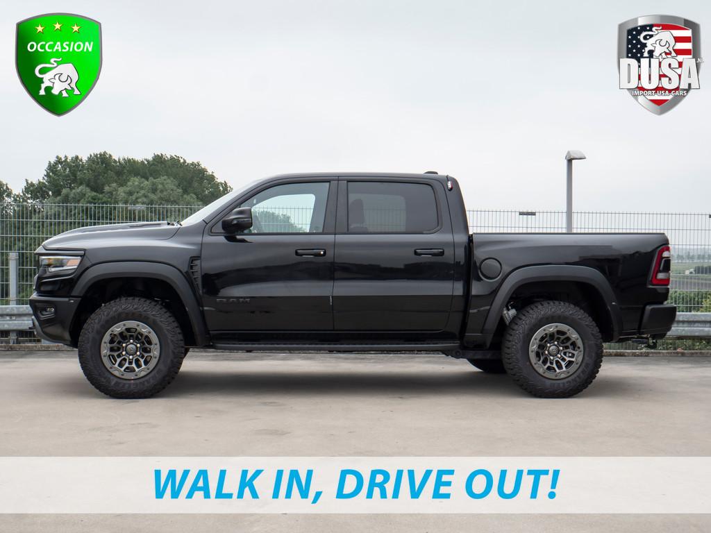 Dodge Ram 1500 TRX | 6.2 Supercharged V8 | 4x4 | Crew Cab |, Auto's, Dodge, Automaat, Gebruikt, Zwart, Lichtsensor