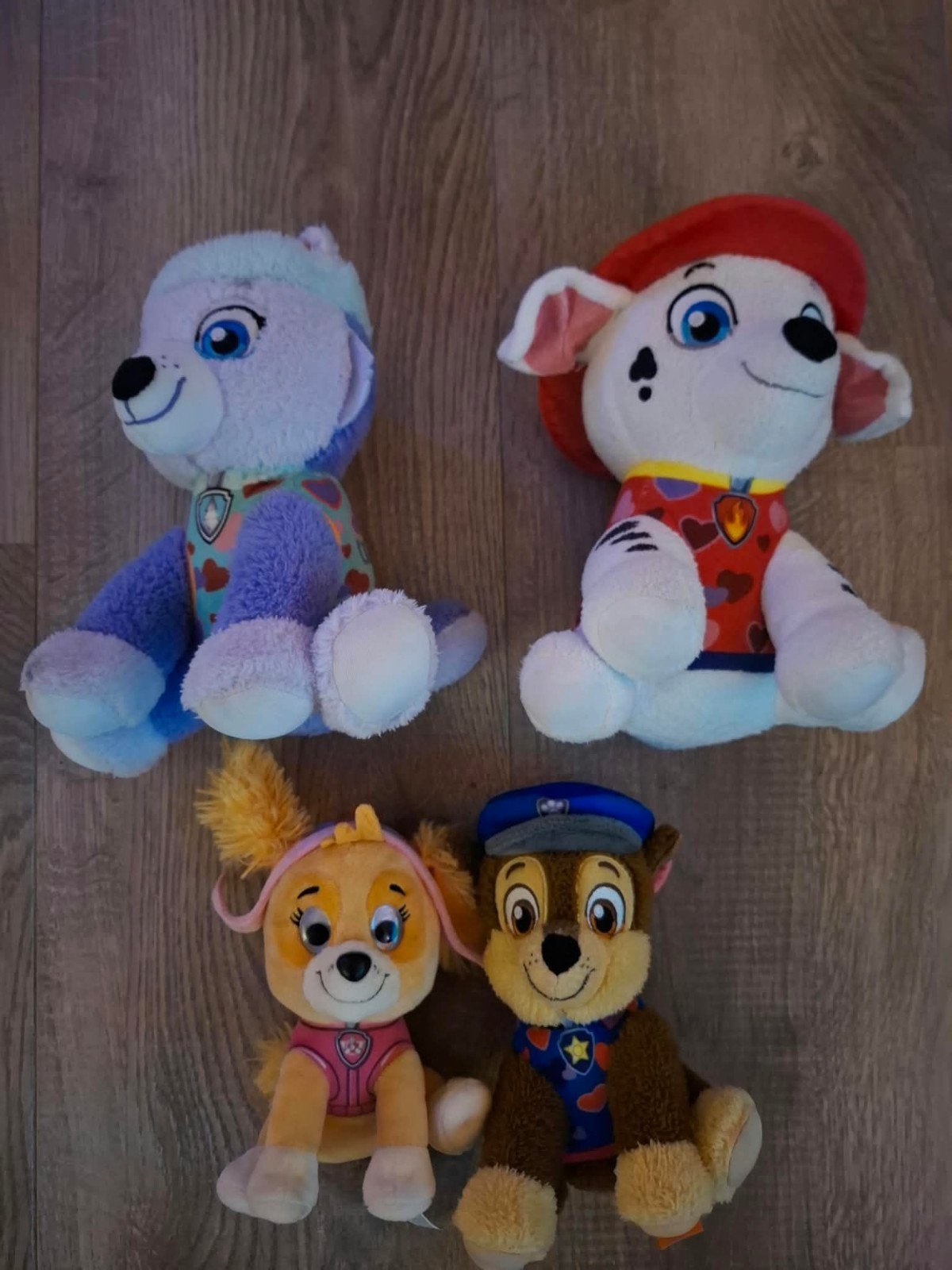 Paw Patrol Knuffels - Set van 4 (Zo goed als nieuw), Zo goed als nieuw, Meerkleurig, Paw Patrol, Hond