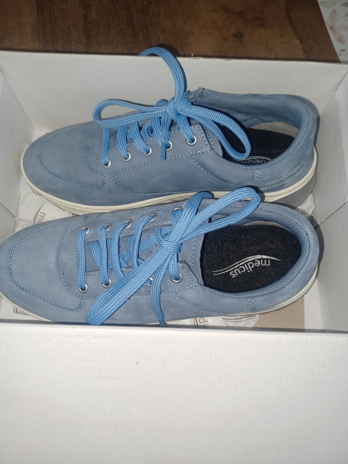 Medicus leren schoenen - Maat 39 - Ongedragen, Kleding | Dames, Schoenen, Schoenen met lage hakken, Medicus, Blauw, Nieuw