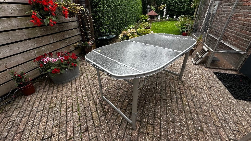 Opvouwbare campingtafel - Ideaal voor kamperen, Caravans en Kamperen, Kampeermeubelen, Ophalen, Gebruikt, Campingtafel