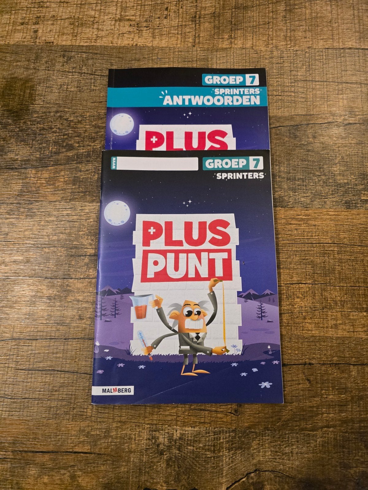 Pluspunt Sprinters Groep 7: Werkboek en Antwoordenboek, Ophalen of Verzenden, Zo goed als nieuw, Overige niveaus, Wiskunde A