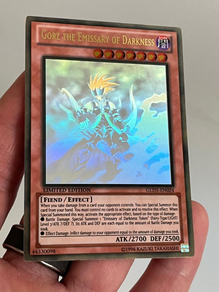 Gorz the emissary of darkness Ghost rare, Hobby en Vrije tijd, Verzamelkaartspellen | Yu-gi-Oh!, Ophalen, Zo goed als nieuw