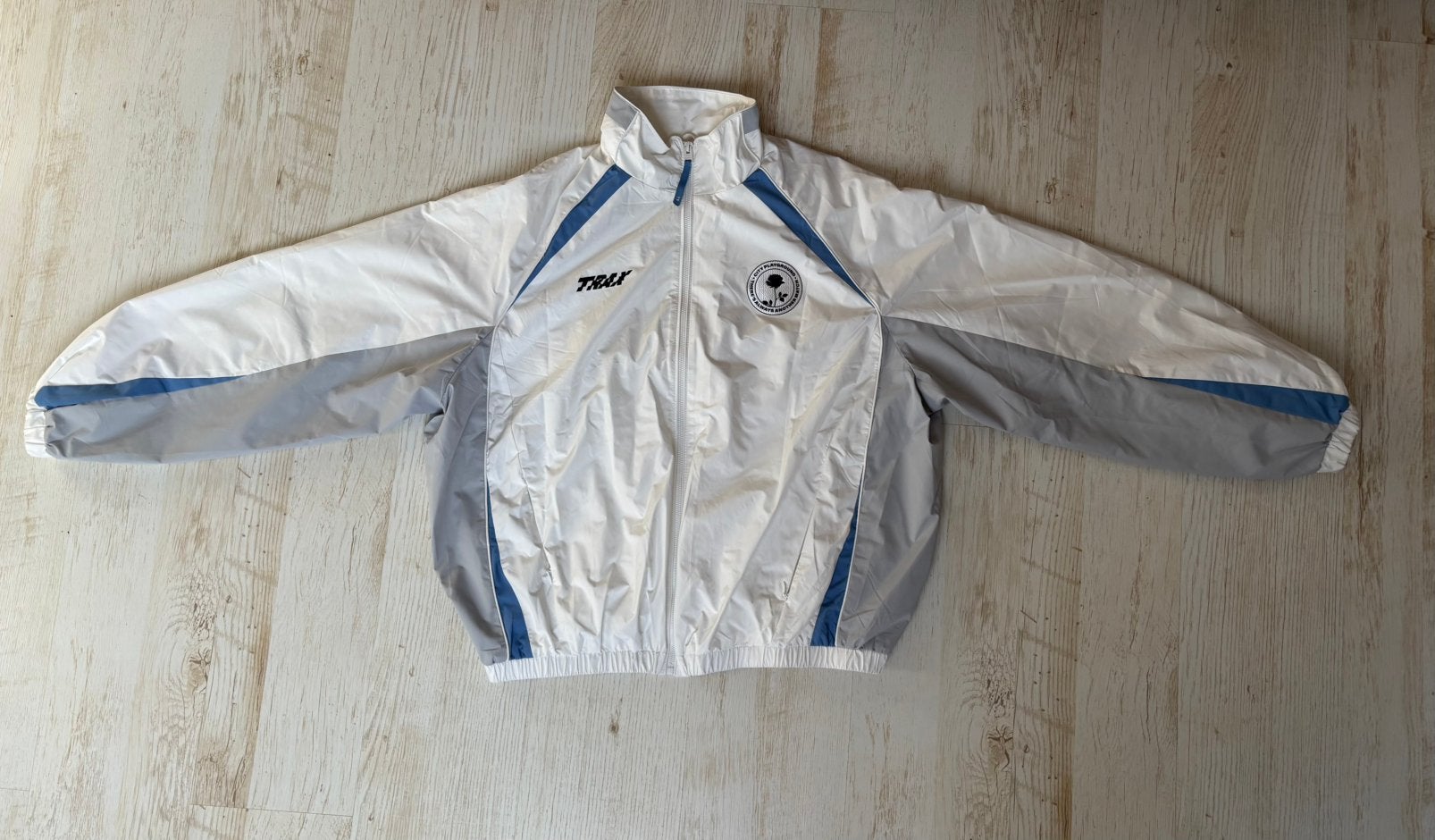 Bershka jack M, Ophalen of Verzenden, Zo goed als nieuw, Maat 48/50 (M), Wit