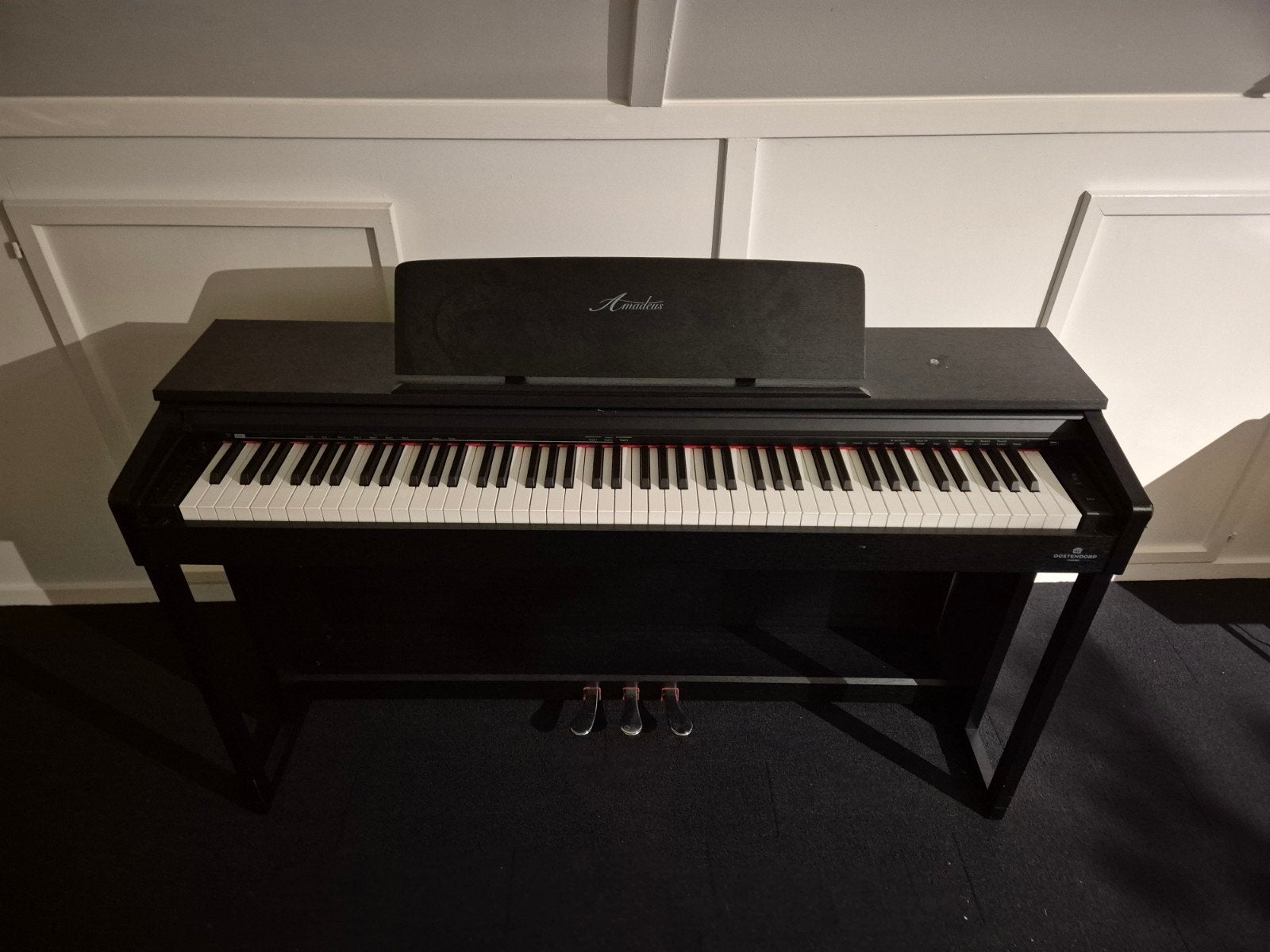 Digitale piano Amadeus- Oostendorp D310, zwart, Muziek en Instrumenten, Ophalen, Gebruikt, Zwart, Digitaal