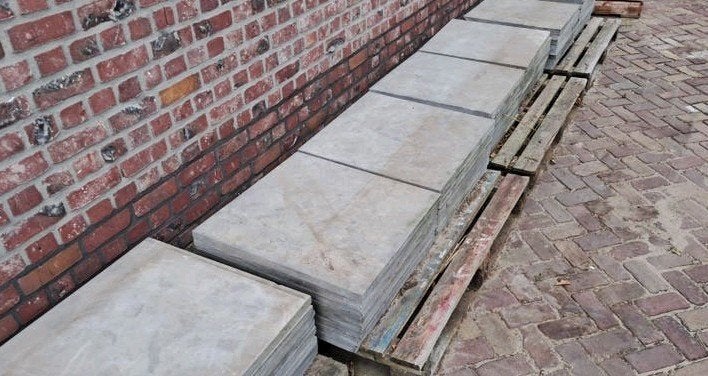hardsteen tegels 60x60x3, Tuin en Terras, Ophalen of Verzenden, Natuursteen, Terrastegels