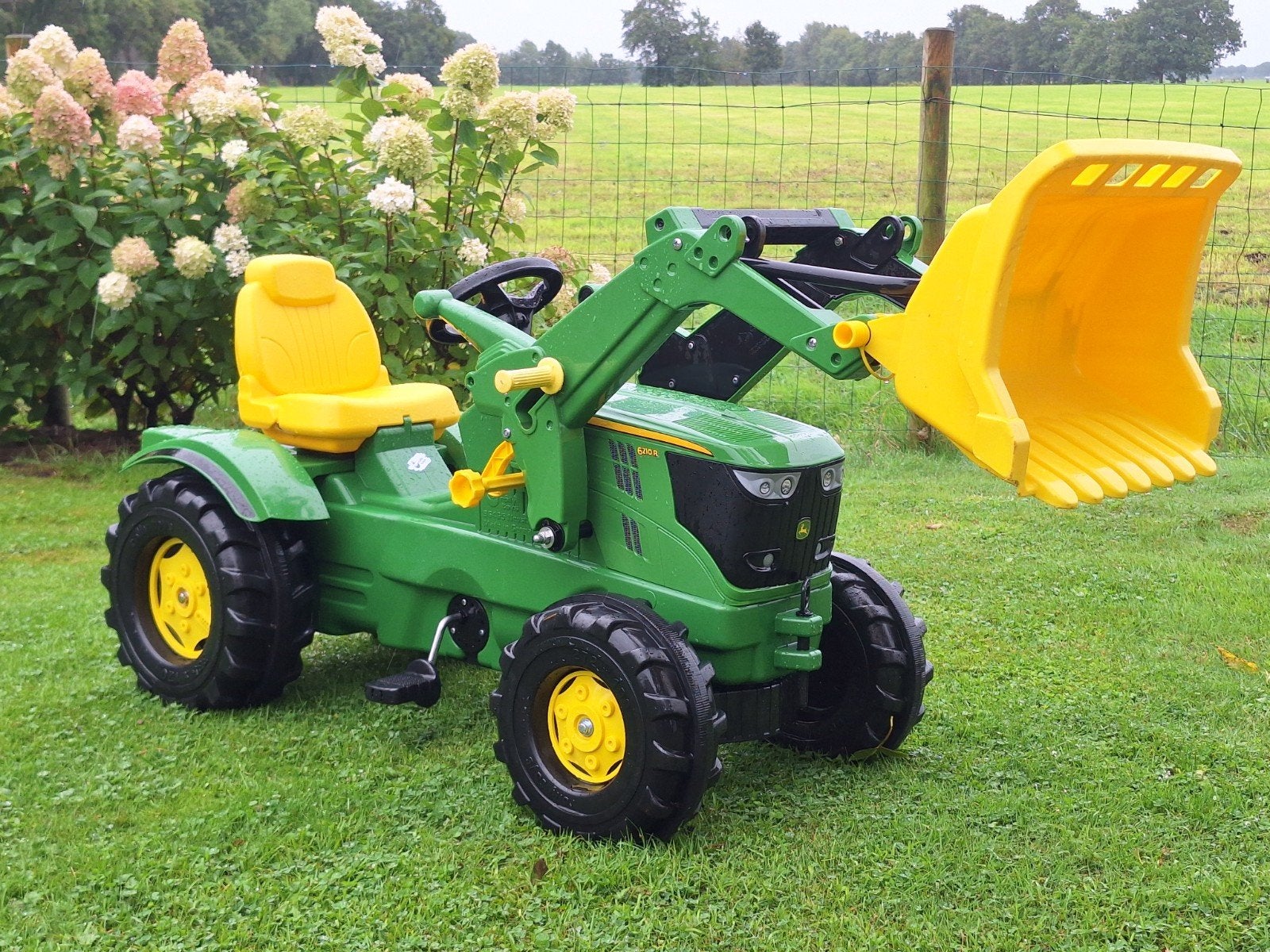 John Deere 6210R traptrekker met voorlader, Ophalen, Zo goed als nieuw, Overige merken